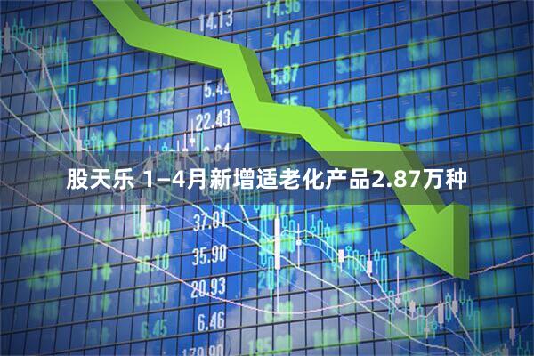 股天乐 1—4月新增适老化产品2.87万种