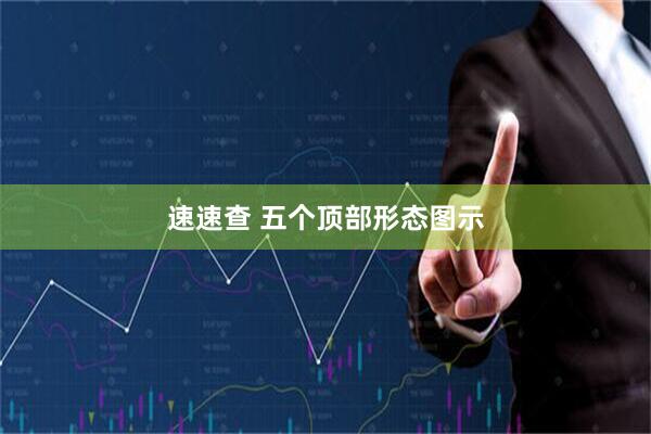速速查 五个顶部形态图示